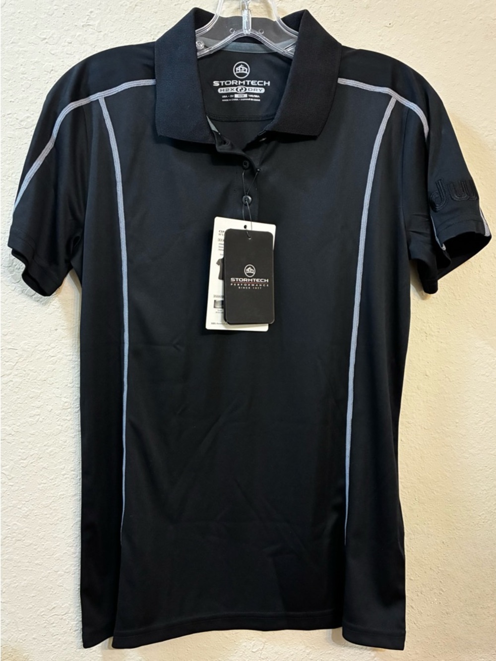 Stormtech Performance H2X Dry Golf Polo Black Women’s Athletic Top Size Medium